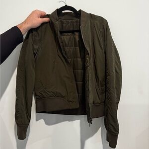 Reversable lululemon bomber jacket